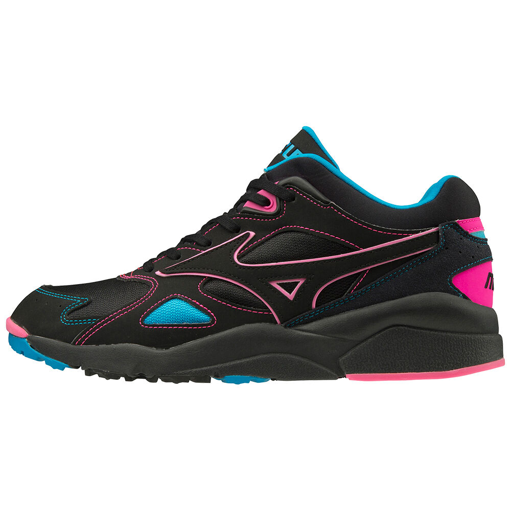 Mizuno Sky Medal Lights Férfi Teremcipő Fekete/Rózsaszín VXP521784